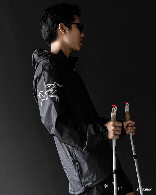 Arc'teryx Norvan Windshell Hoody Men's - Black/Graphite