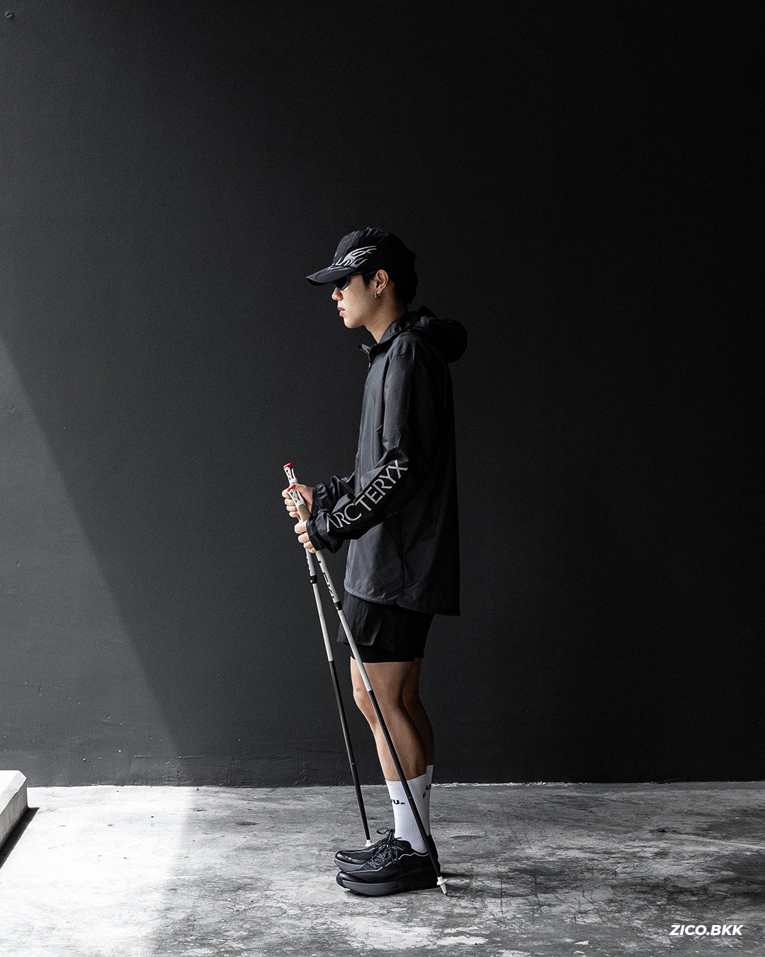 Arc'teryx Norvan Windshell Hoody Men's - Black/Graphite