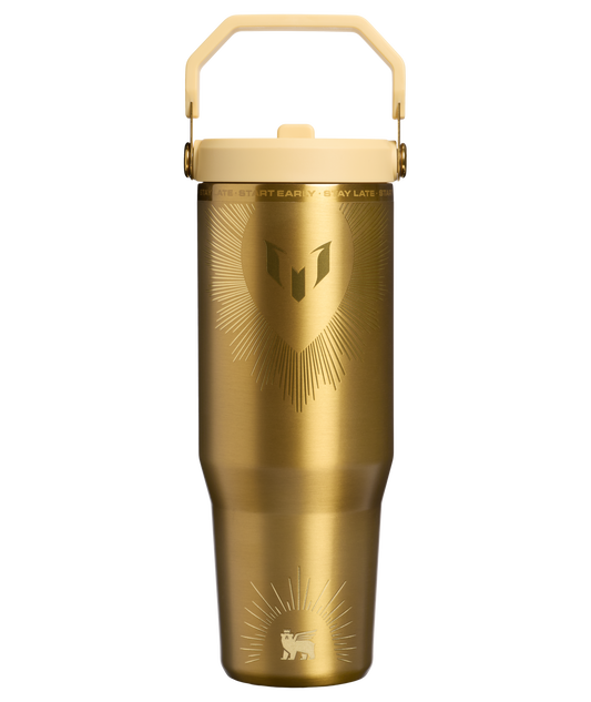 Stanley IceFlow Flip Straw 2.0 Tumbler 30oz Messi Legacy back