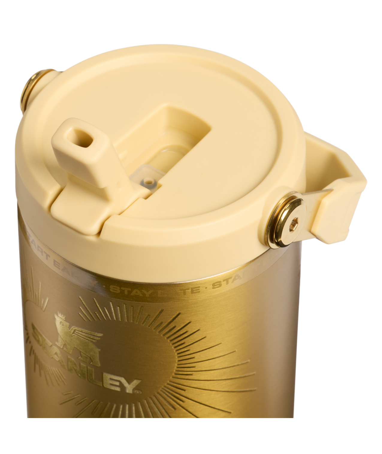 Stanley IceFlow Flip Straw 2.0 Tumbler 30oz Messi Legacy lid detail
