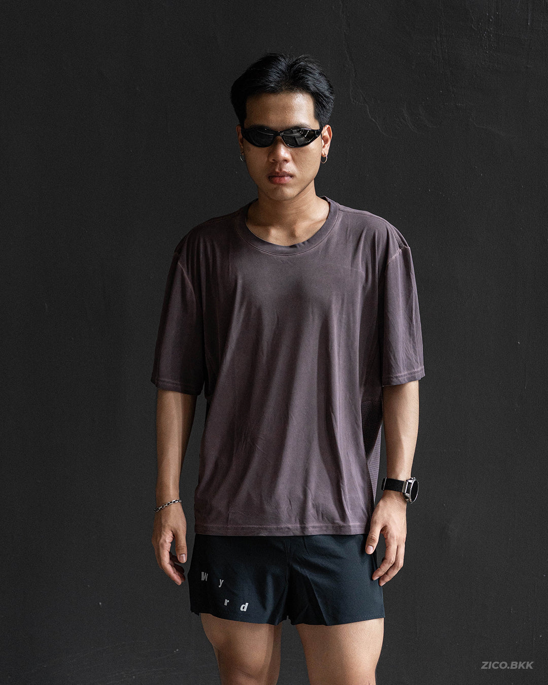 Bandit Men's FrioSoft™ Perforated Box Tee - Espresso