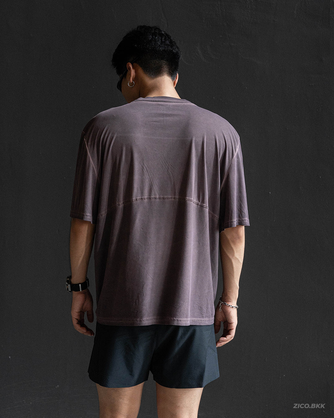 Bandit Men's FrioSoft™ Perforated Box Tee - Espresso