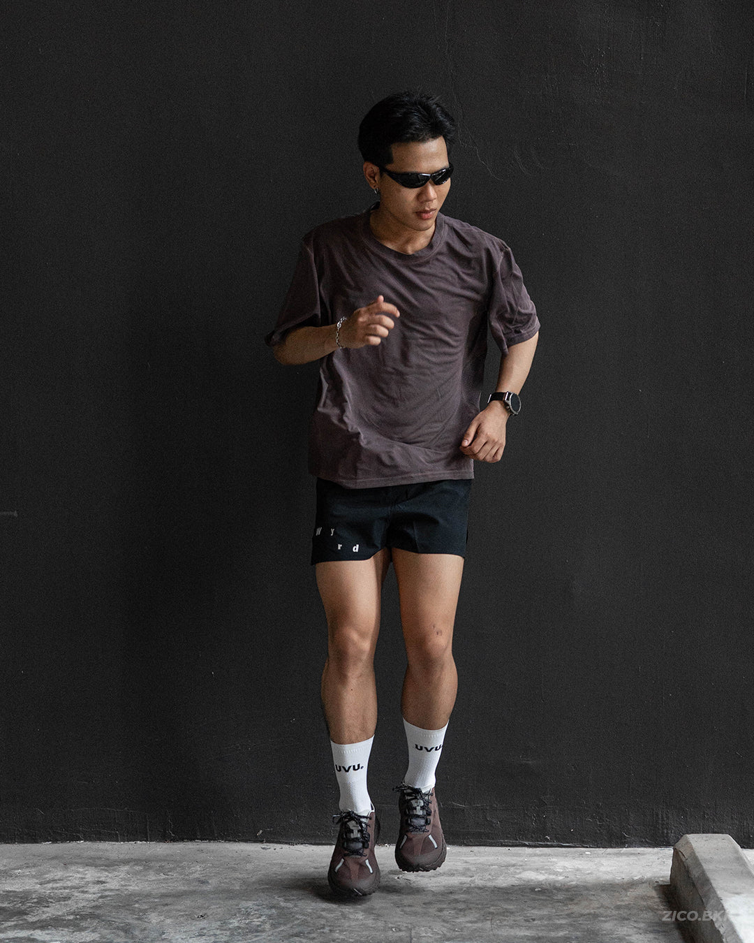 Bandit Men's FrioSoft™ Perforated Box Tee - Espresso