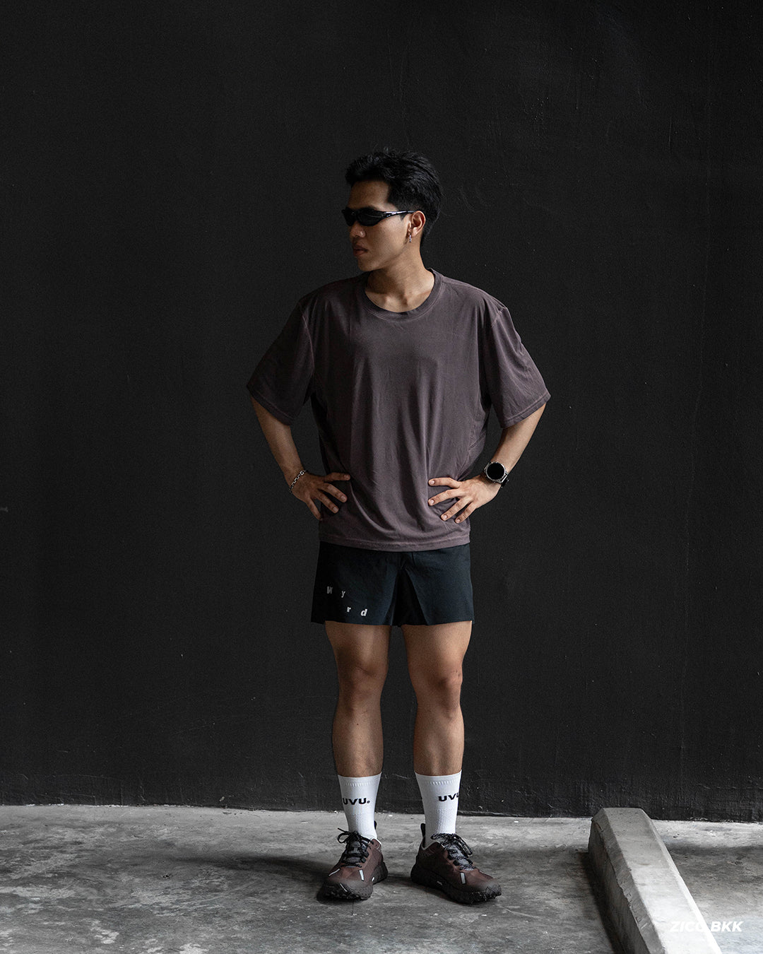 Bandit Men's FrioSoft™ Perforated Box Tee - Espresso