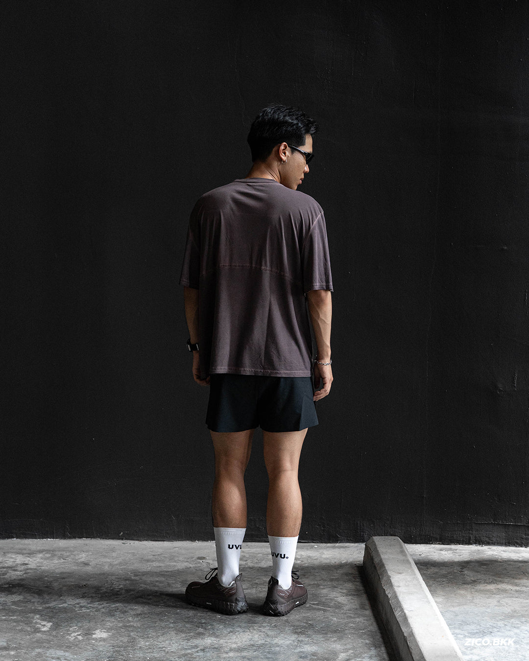 Bandit Men's FrioSoft™ Perforated Box Tee - Espresso