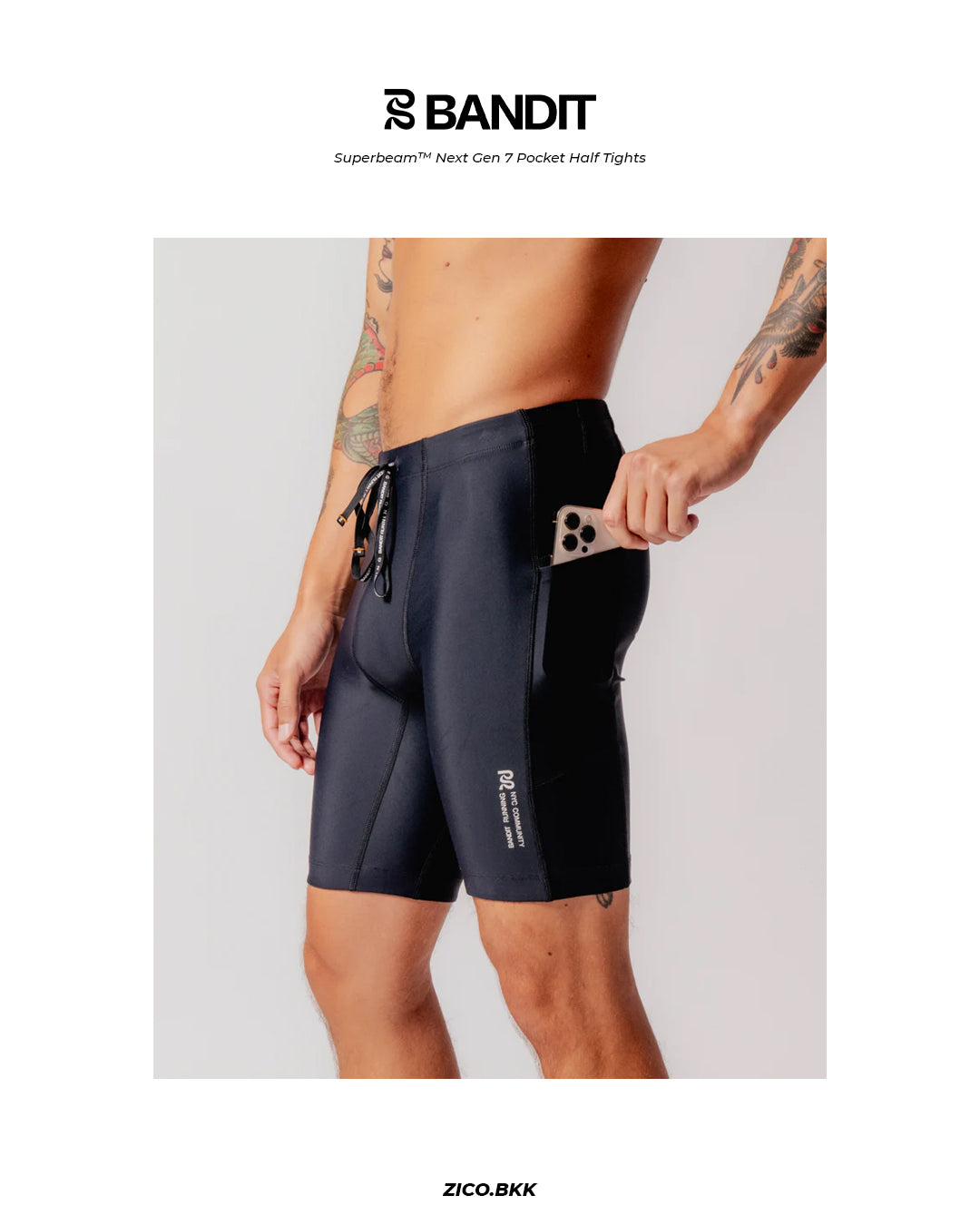 Bandit Superbeam™ Next Gen 7 Pocket Half Tight (Black)
