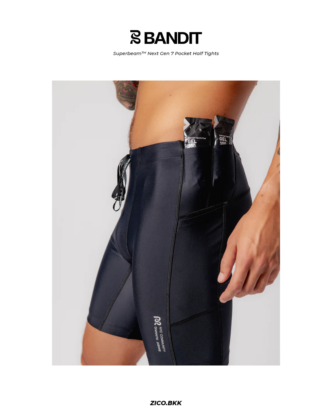 Bandit Superbeam™ Next Gen 7 Pocket Half Tight (Black)