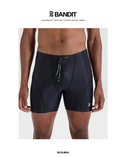 Bandit Superbeam™ Next Gen 7 Pocket Quarter Tight (Black)