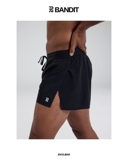 Bandit Men’s 3" Splitty Shorts (Black)