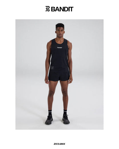 Bandit Men’s 3" Splitty Shorts (Black)