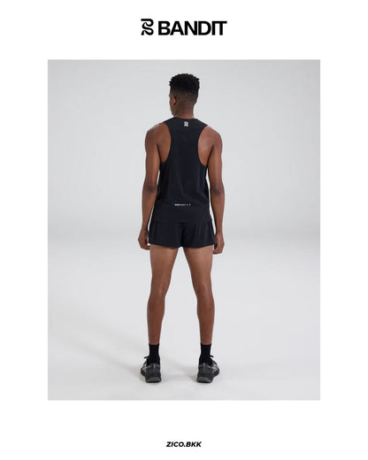 Bandit Men’s 3" Splitty Shorts (Black)