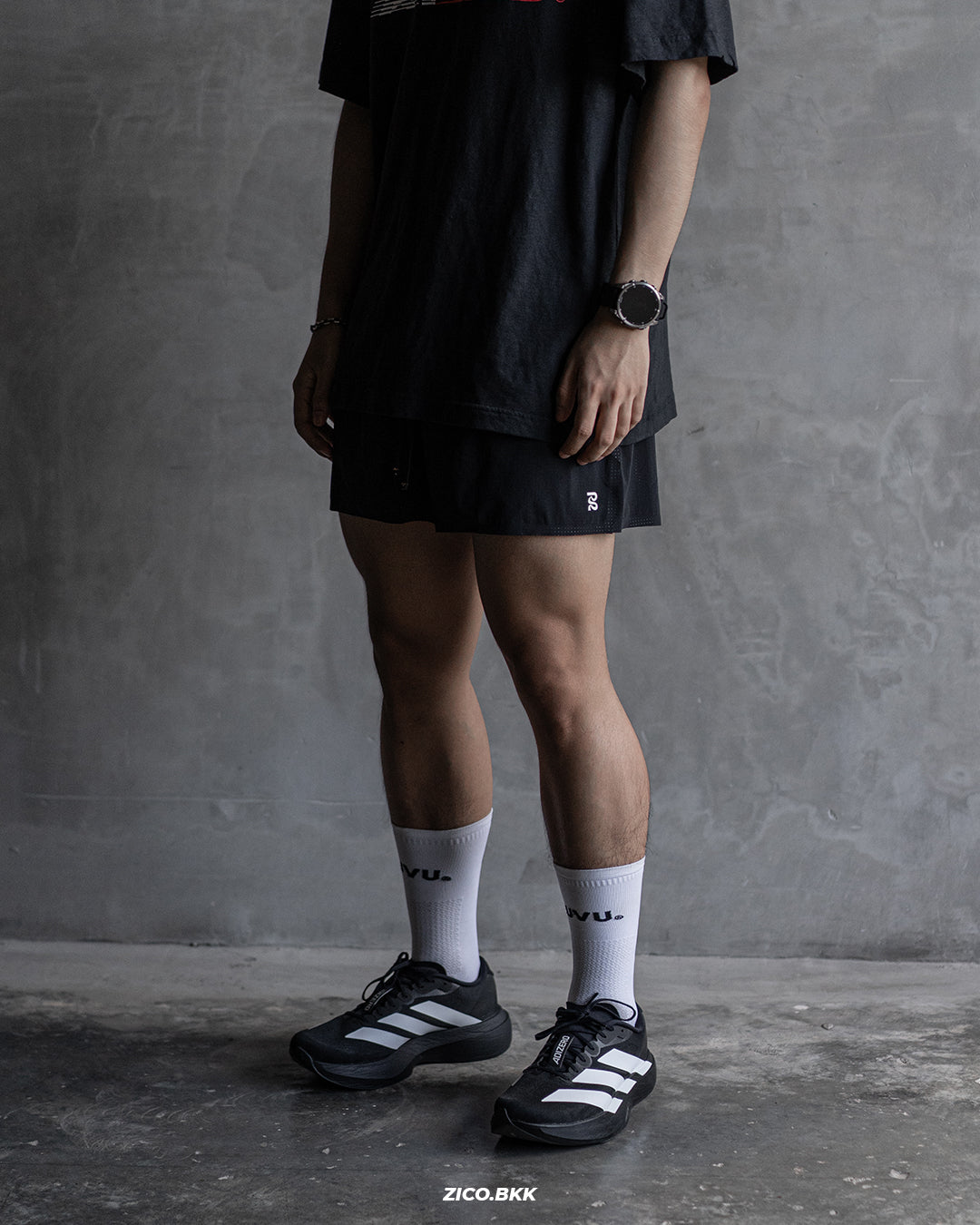 Bandit Men’s 3" Splitty Shorts (Black)