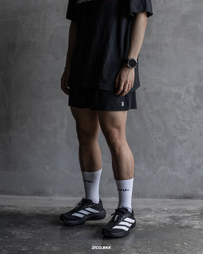 Bandit Men’s 3" Splitty Shorts (Black)