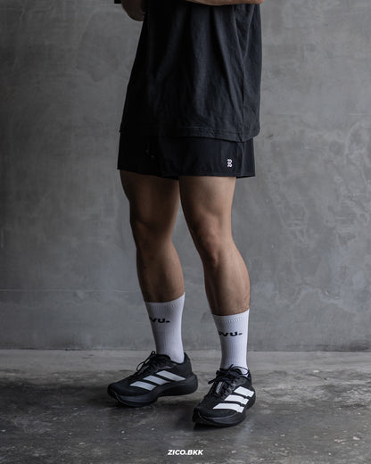 Bandit Men’s 3" Splitty Shorts (Black)