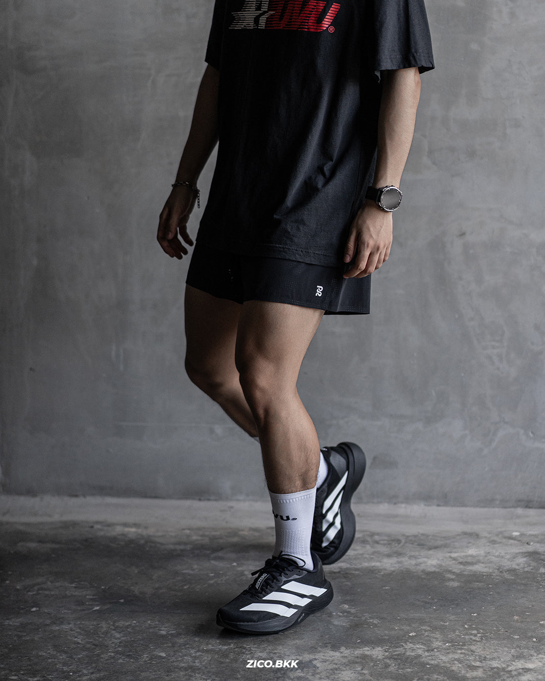 Bandit Men’s 3" Splitty Shorts (Black)