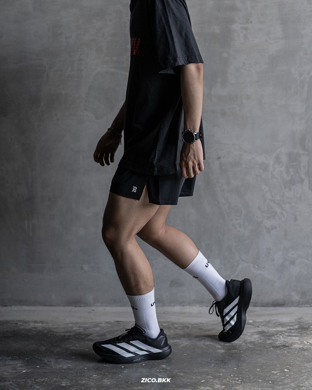 Bandit Men’s 3" Splitty Shorts (Black)