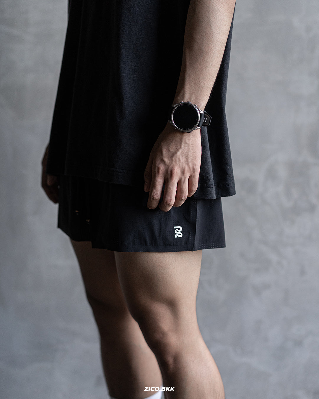 Bandit Men’s 3" Splitty Shorts (Black)