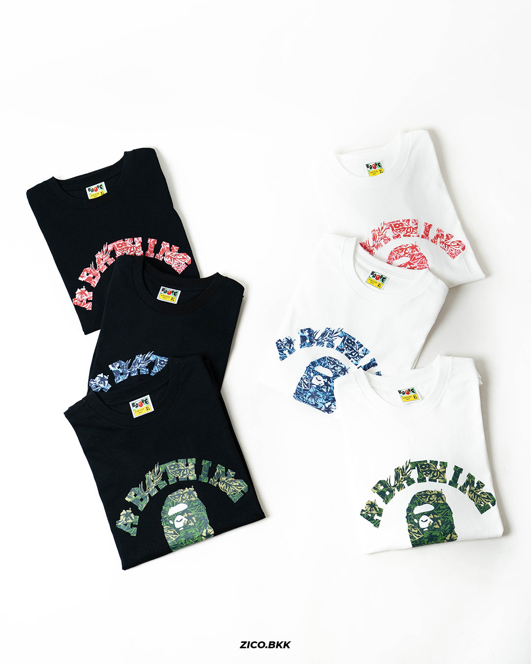 Bape Palm Resort Camo College Tee