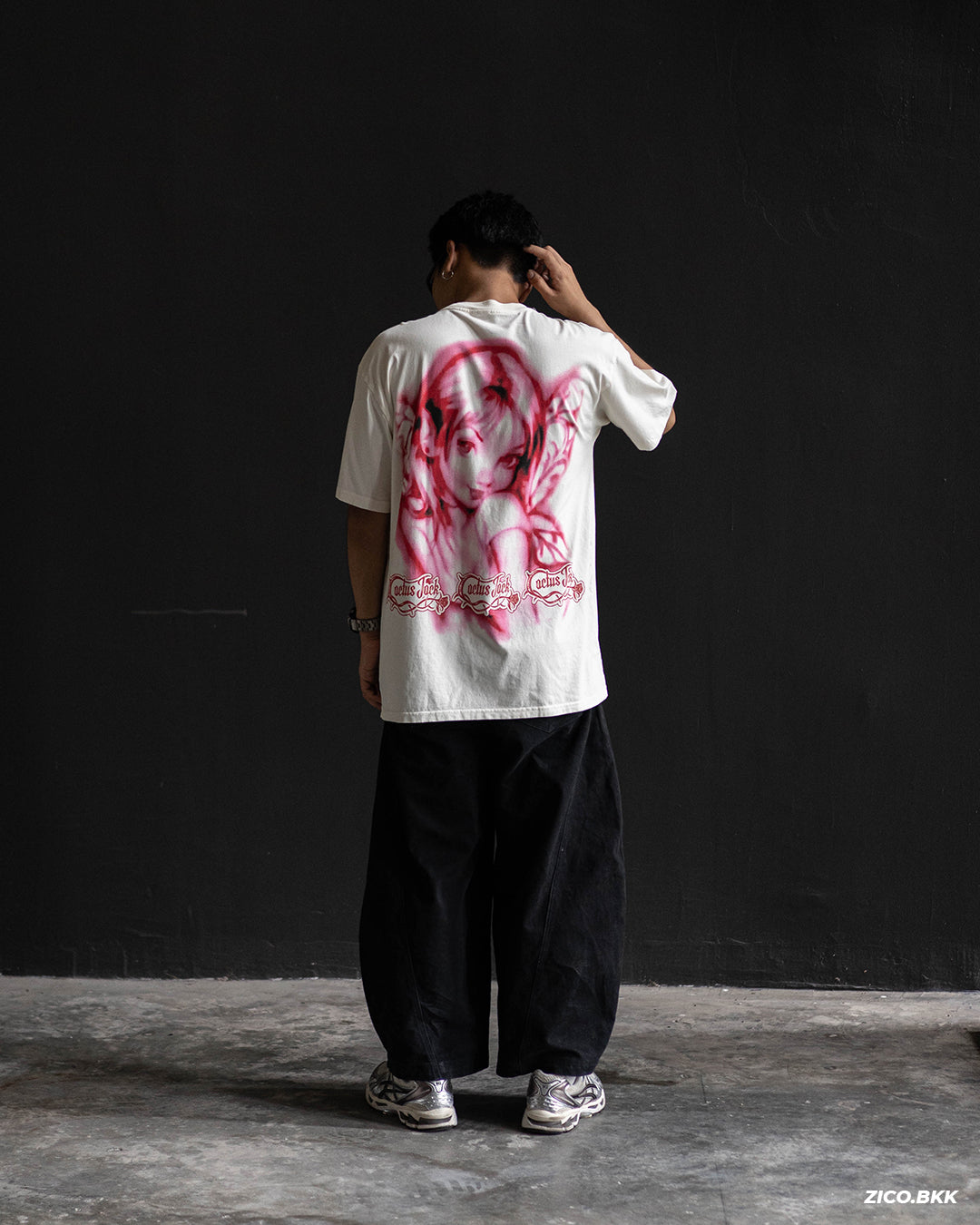 Nike x Travis Scott Cactus Jack Airbrush Angel T-Shirt - White