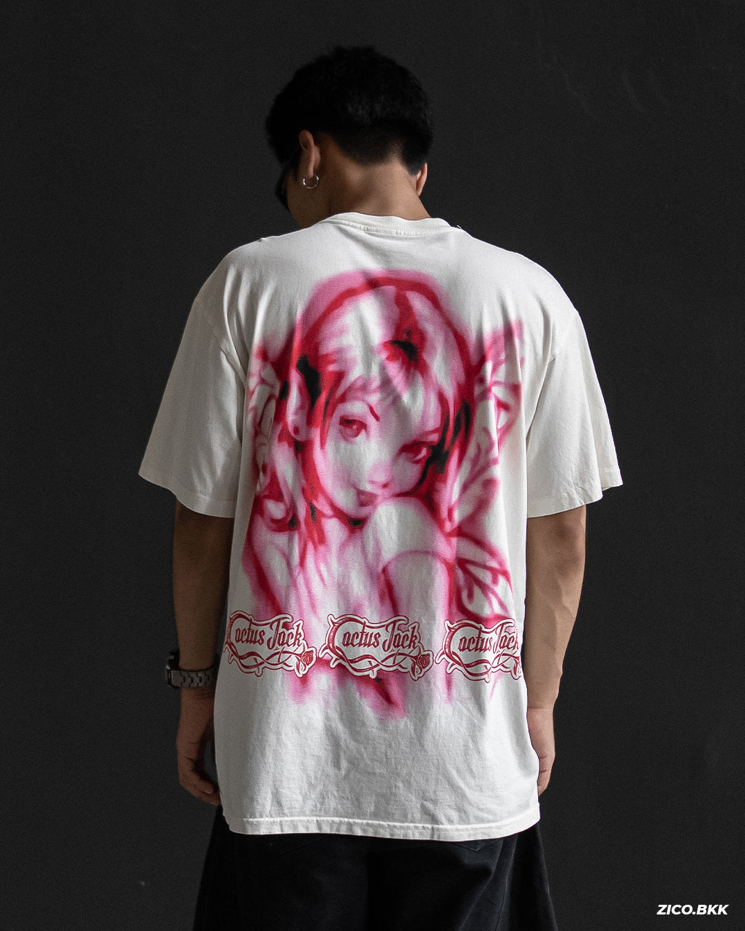 Nike x Travis Scott Cactus Jack Airbrush Angel T-Shirt - White