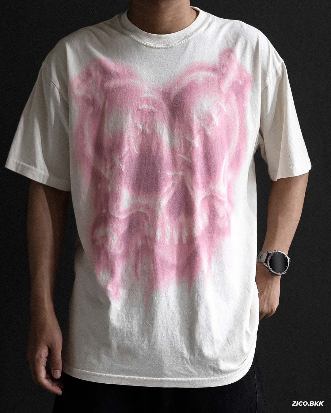 Nike x Travis Scott Cactus Jack Airbrush Angel T-Shirt - White