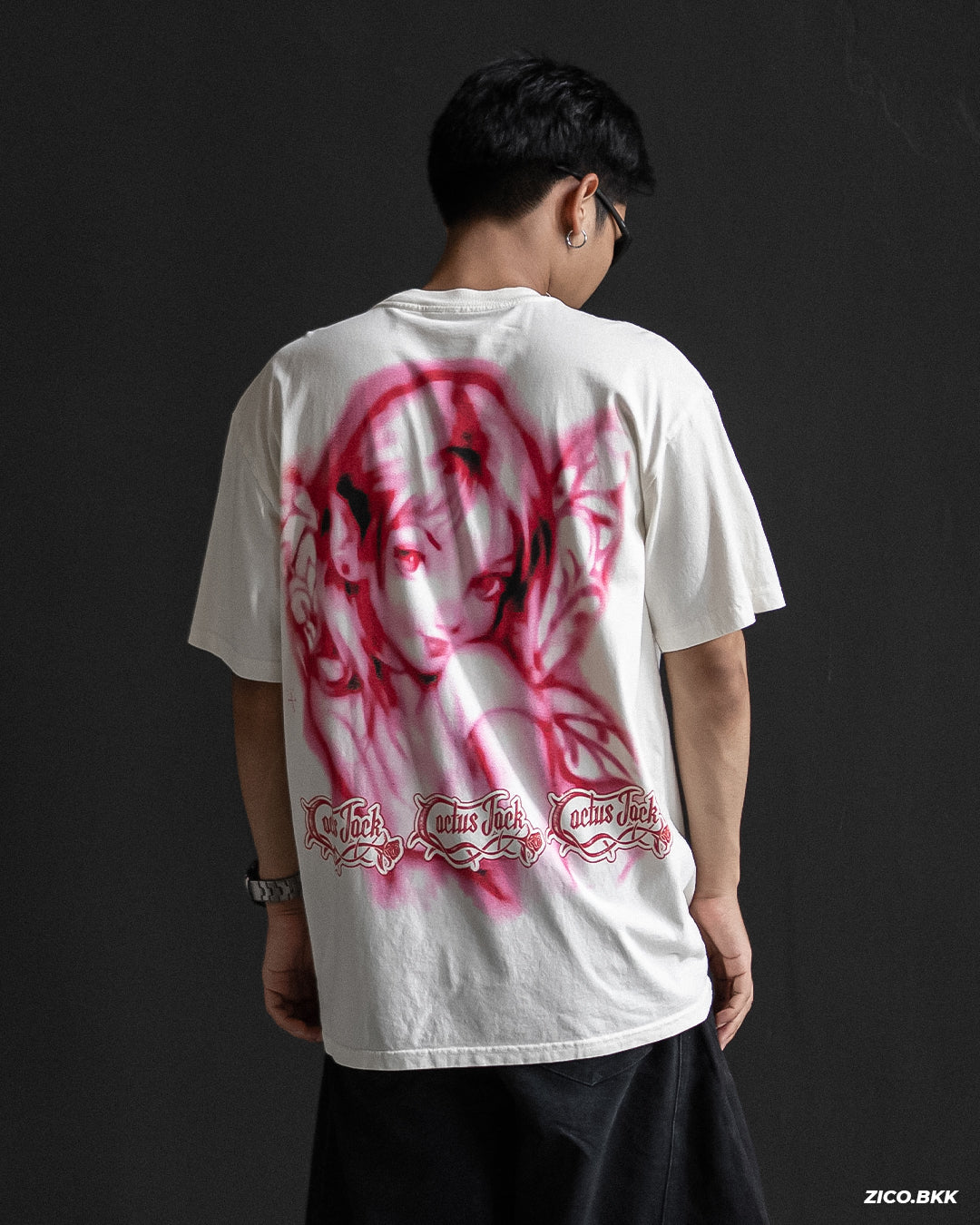 Nike x Travis Scott Cactus Jack Airbrush Angel T-Shirt - White