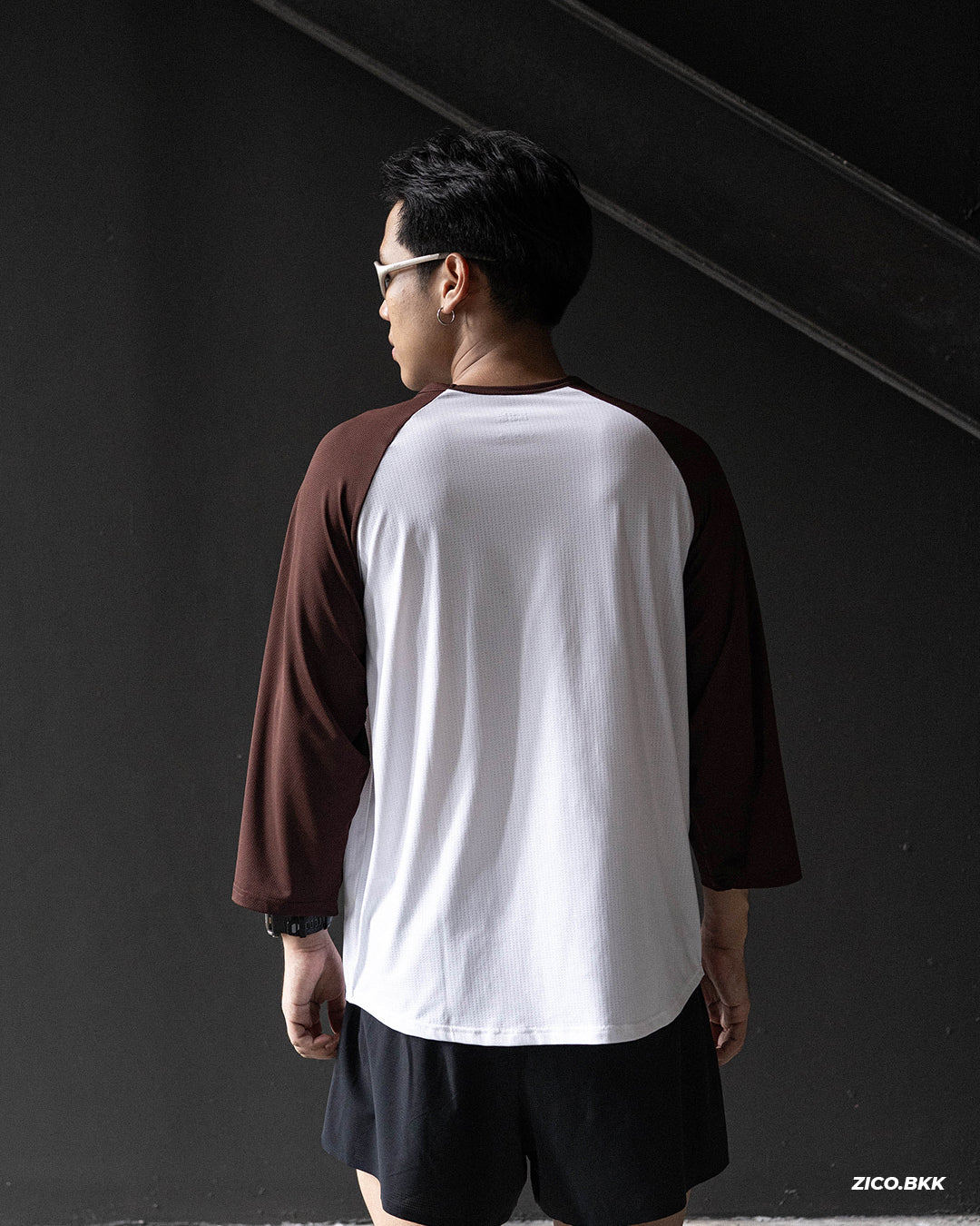 EOU Horse Raglan Mesh Long Sleeve Tee