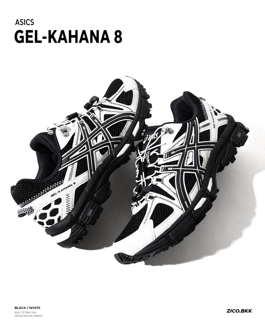 ASICS Gel-Kahana 8 FL (1011B828-001) - ASICS Trail Running Shoes | ZICO.BKK