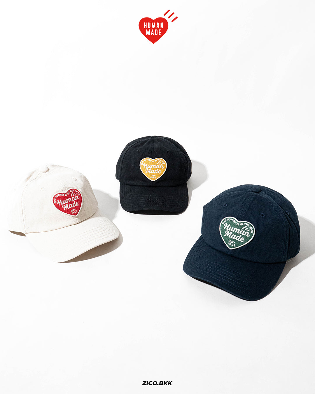 Human Made 6 Panel Twill Cap (HM31GD018) - Human Made Cap | ZICO.BKK