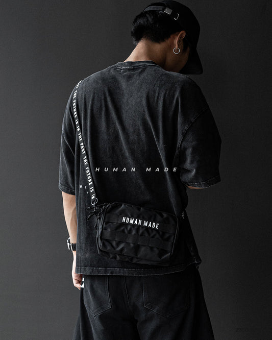 Human Made Military Pouch - Black / Olive Drab