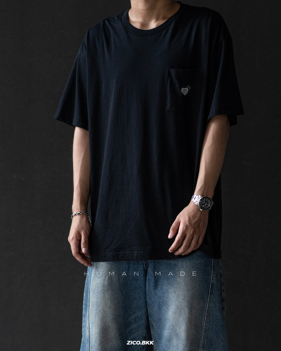 Human Made Pocket Tee (Single Piece)