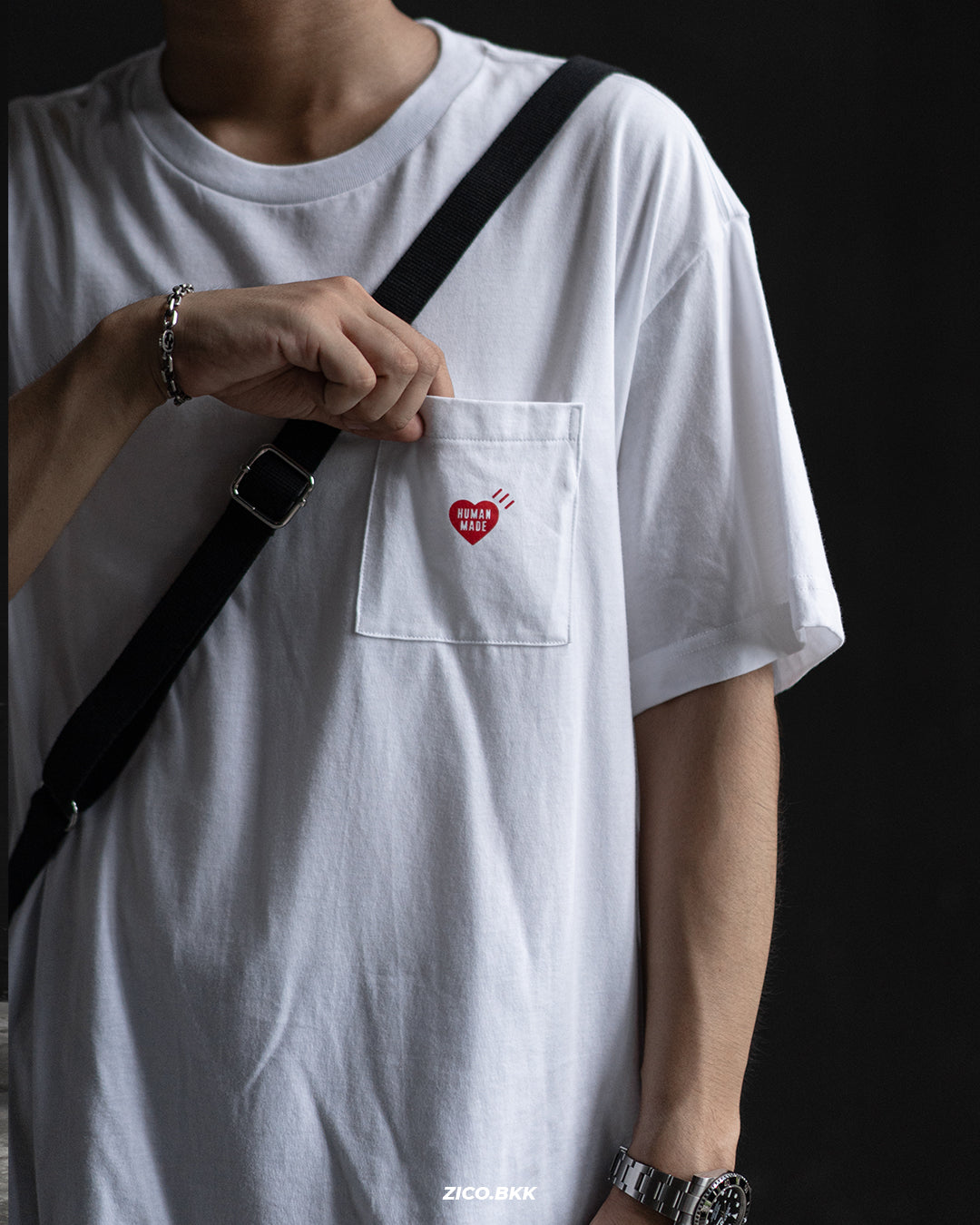 Human Made Pocket Tee (Single Piece)