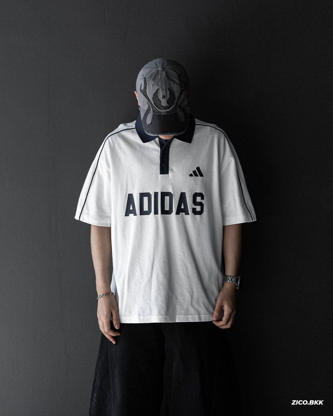 Adidas Logo Polo Shirt (KW8116, KW8117)