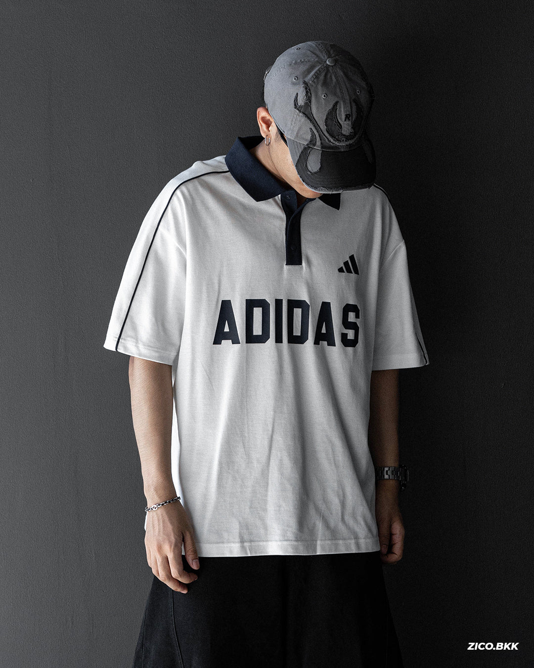 Adidas Logo Polo Shirt (KW8116, KW8117)