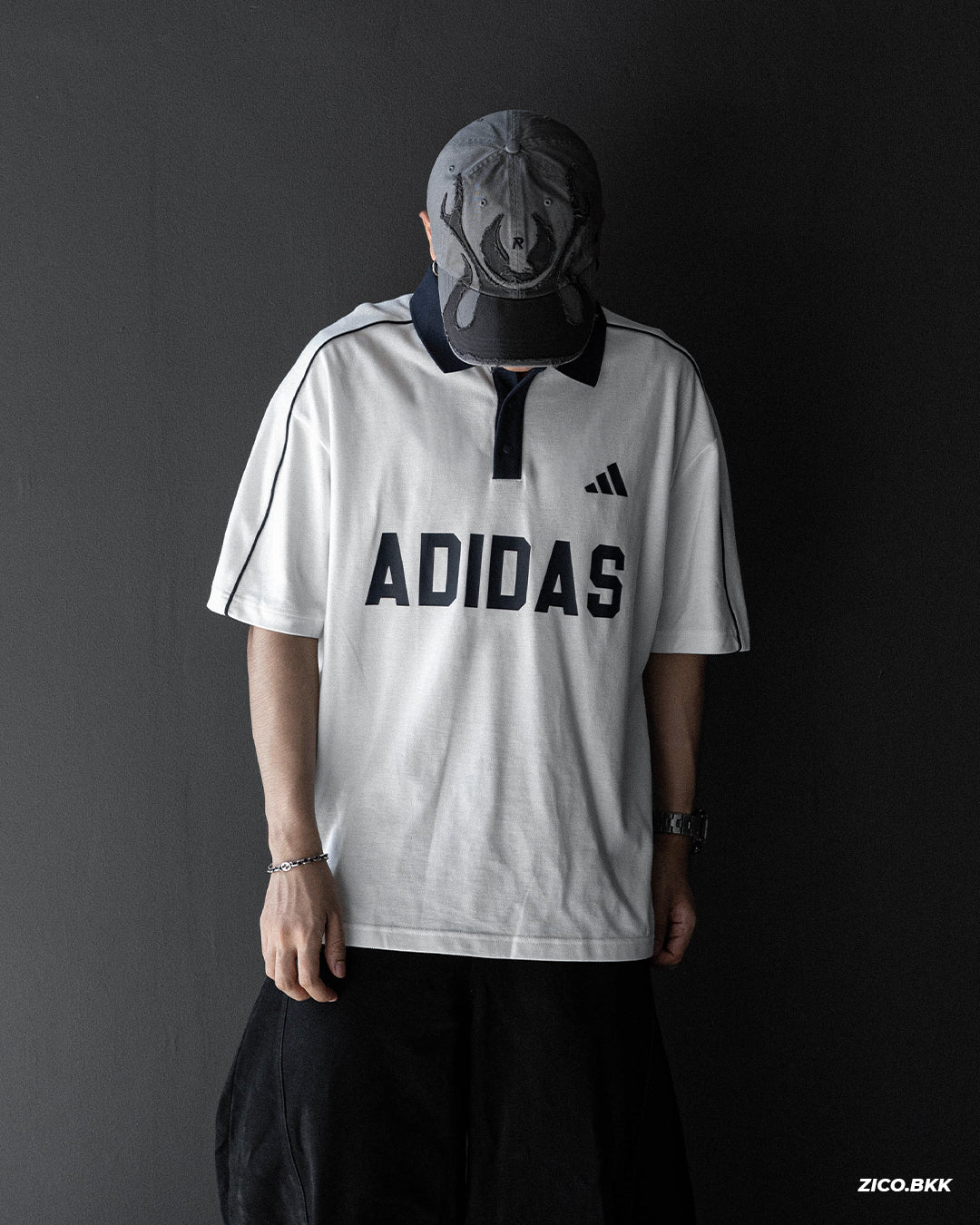 Adidas Logo Polo Shirt (KW8116, KW8117)