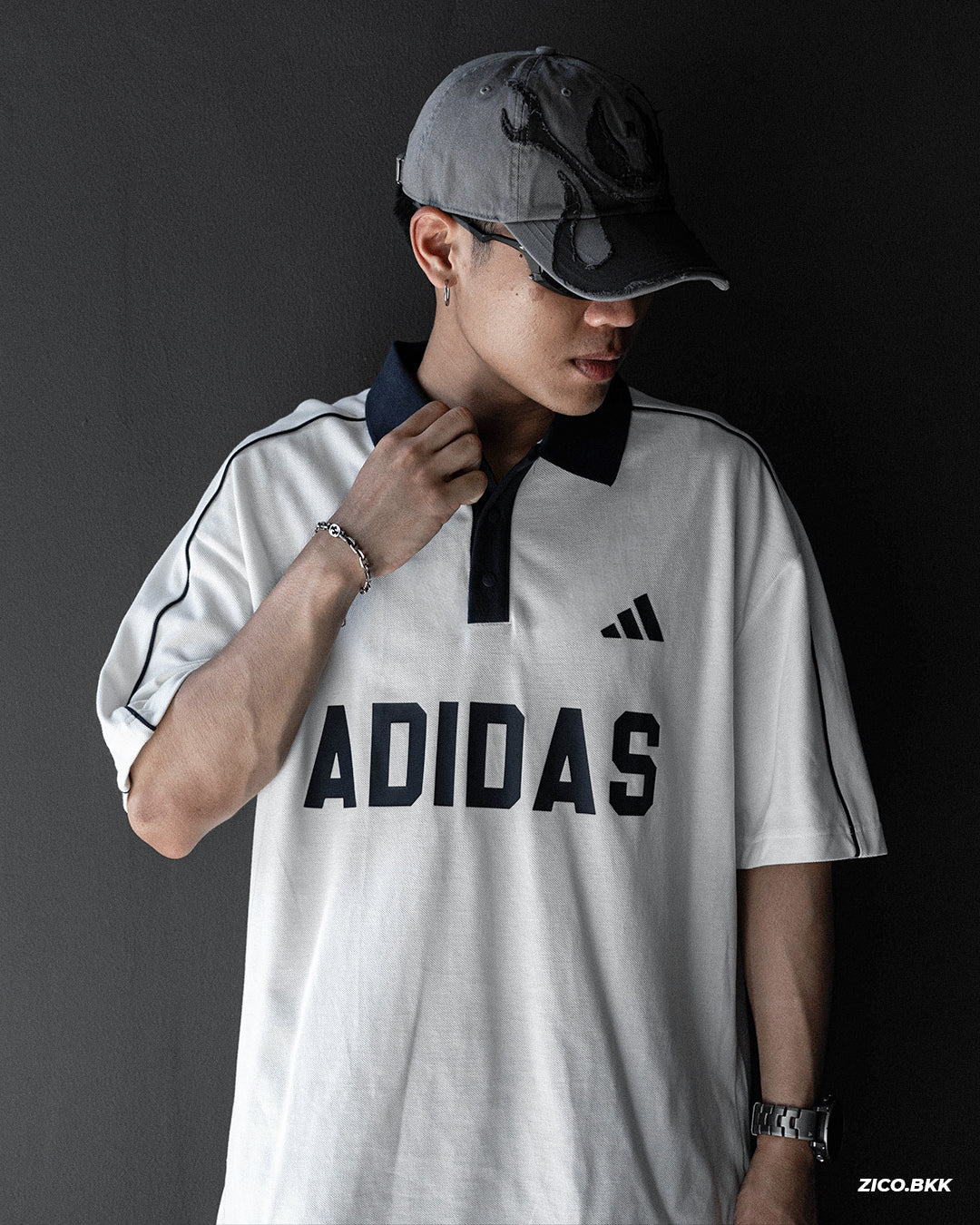 Adidas Logo Polo Shirt (KW8116, KW8117)
