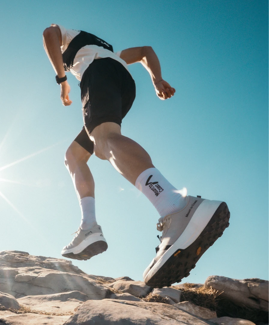 Mount to Coast M1 - Oatmeal in motion on technical terrain - official lifestyle image 03 | ZICO.BKK