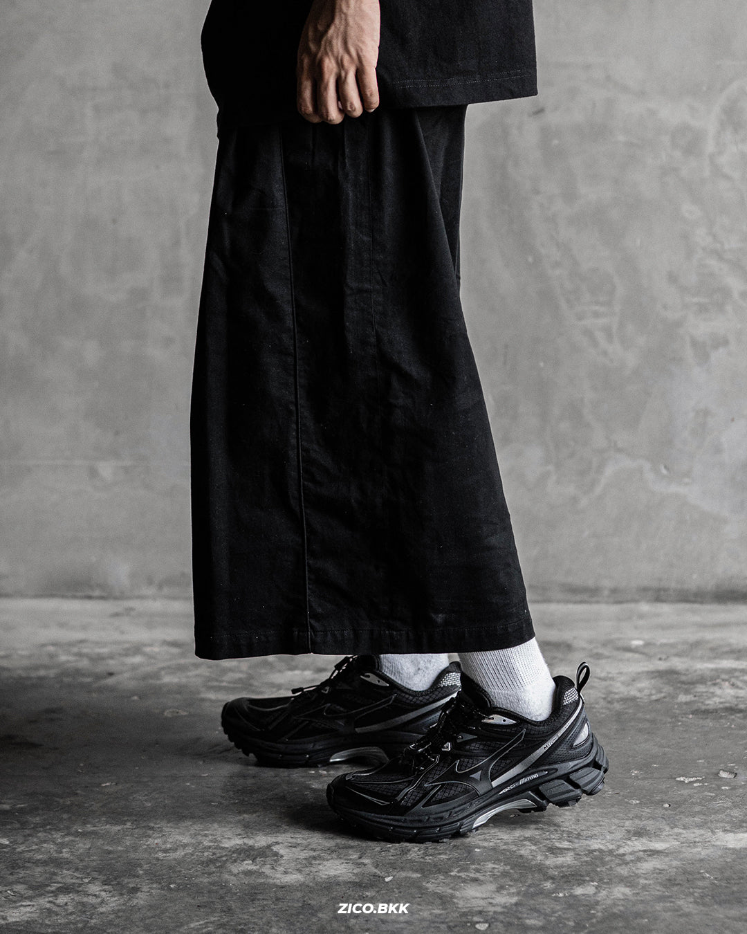 Mizuno Halo Mix TL (All Black) - Mizuno Sneakers | ZICO.BKK