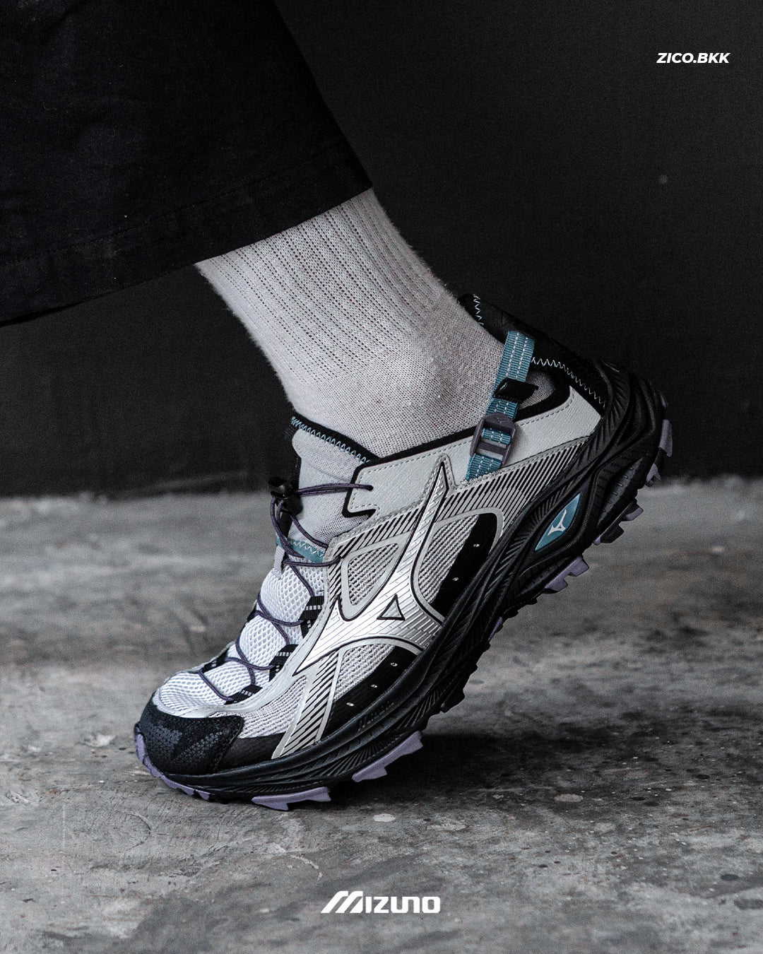 Mizuno Racer Trail SE V2 (Grey/Blue)