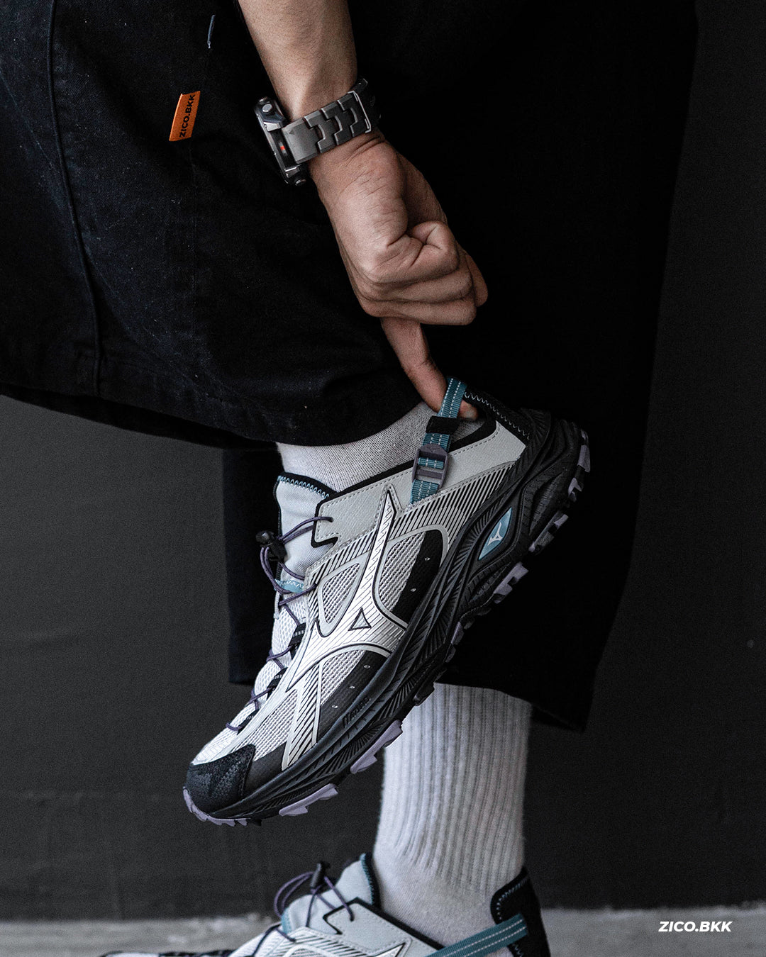 Mizuno Racer Trail SE V2 (Grey/Blue)