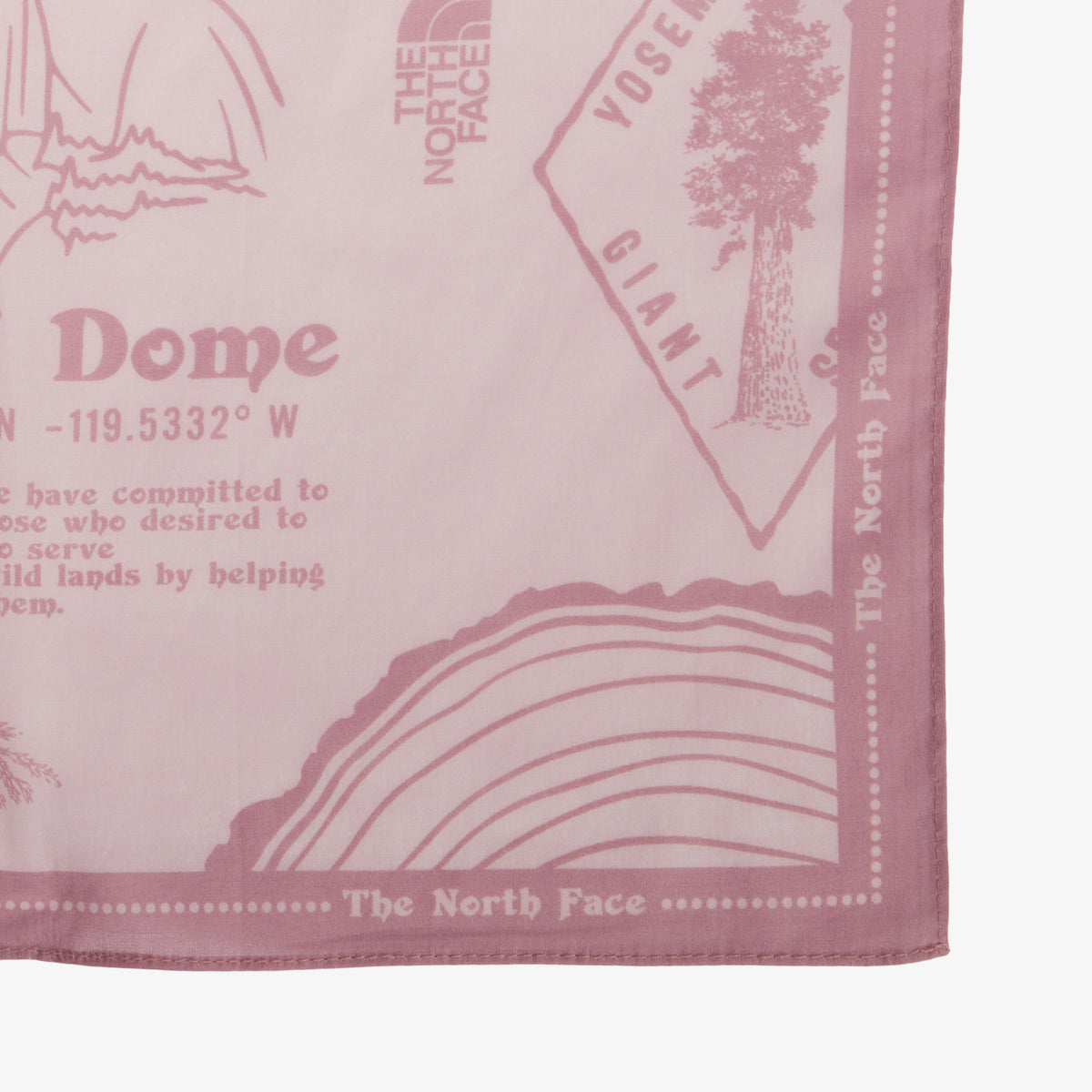 The North Face Bandana Pine Cone - Pale Peach - official 02