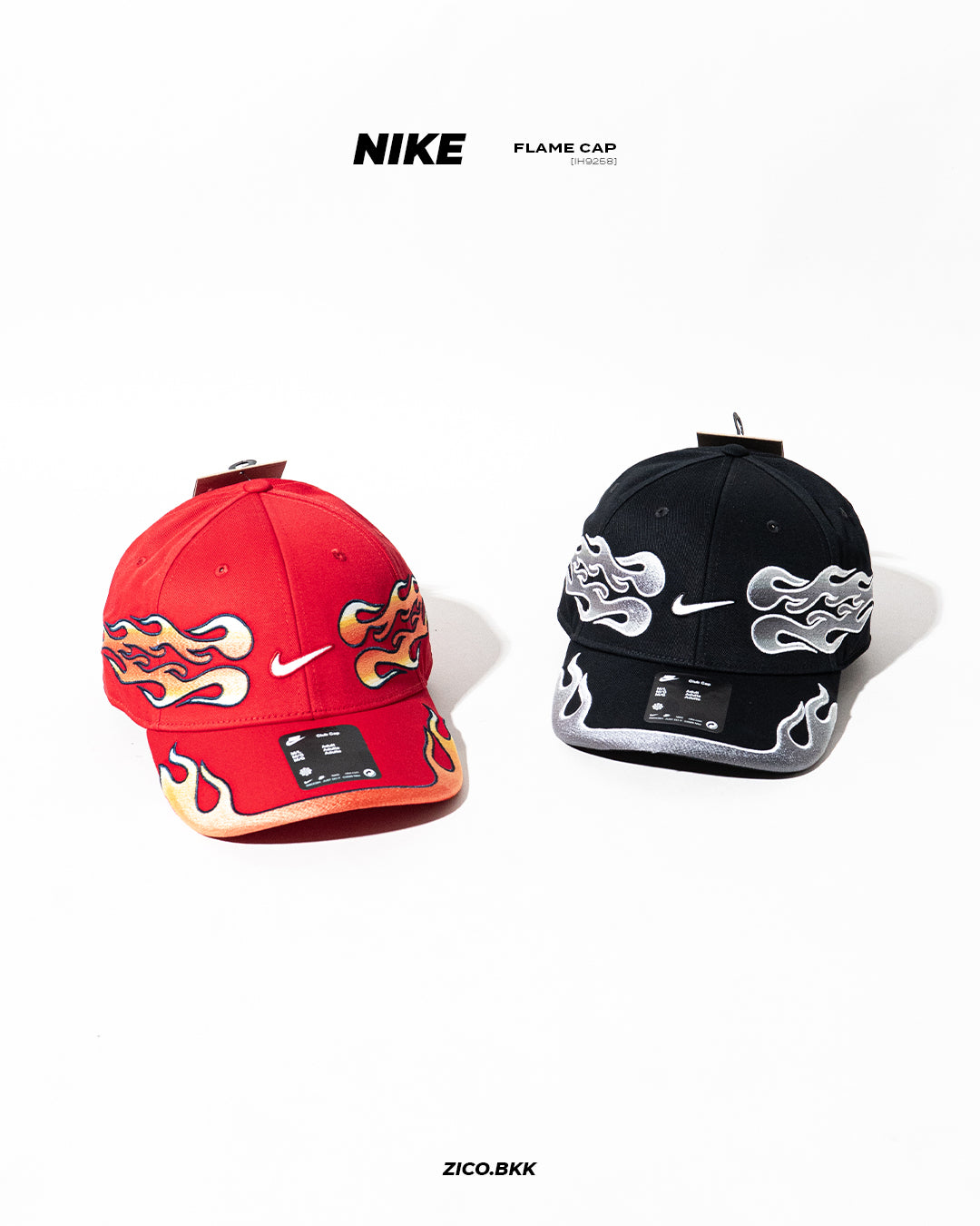 Nike Club Structured OG Flame Unisex Cap (IH9258) - Nike Cap | ZICO.BKK