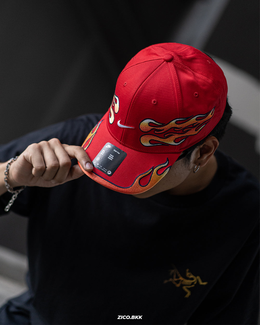 Nike Club Structured OG Flame Unisex Cap (IH9258) - Nike Cap | ZICO.BKK