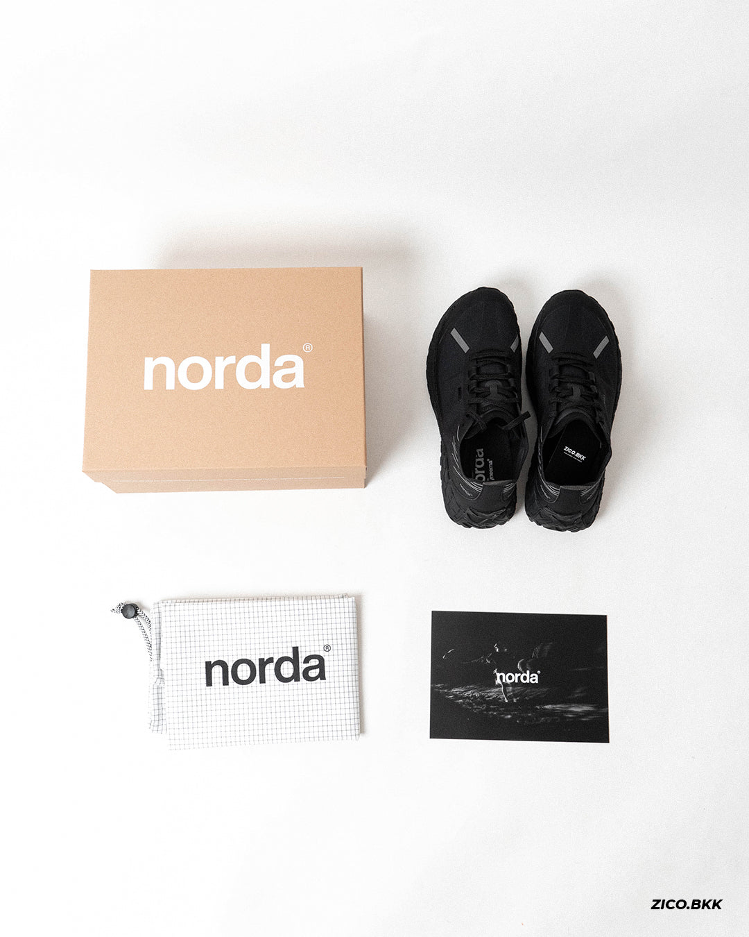 Norda 001A Men's - Stealth Black