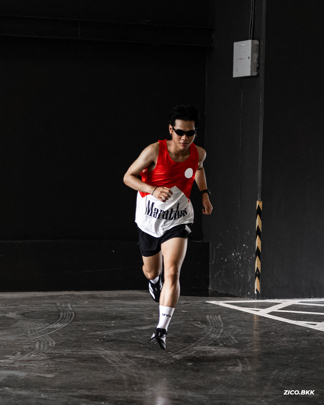 Participation Marathon Red V2 Singlet