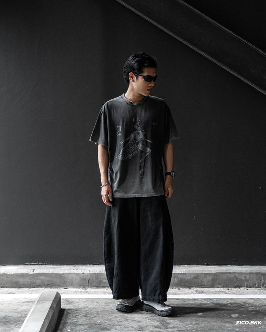 Represent 247 Fallen Angel Graphic T-Shirt - Vintage Black