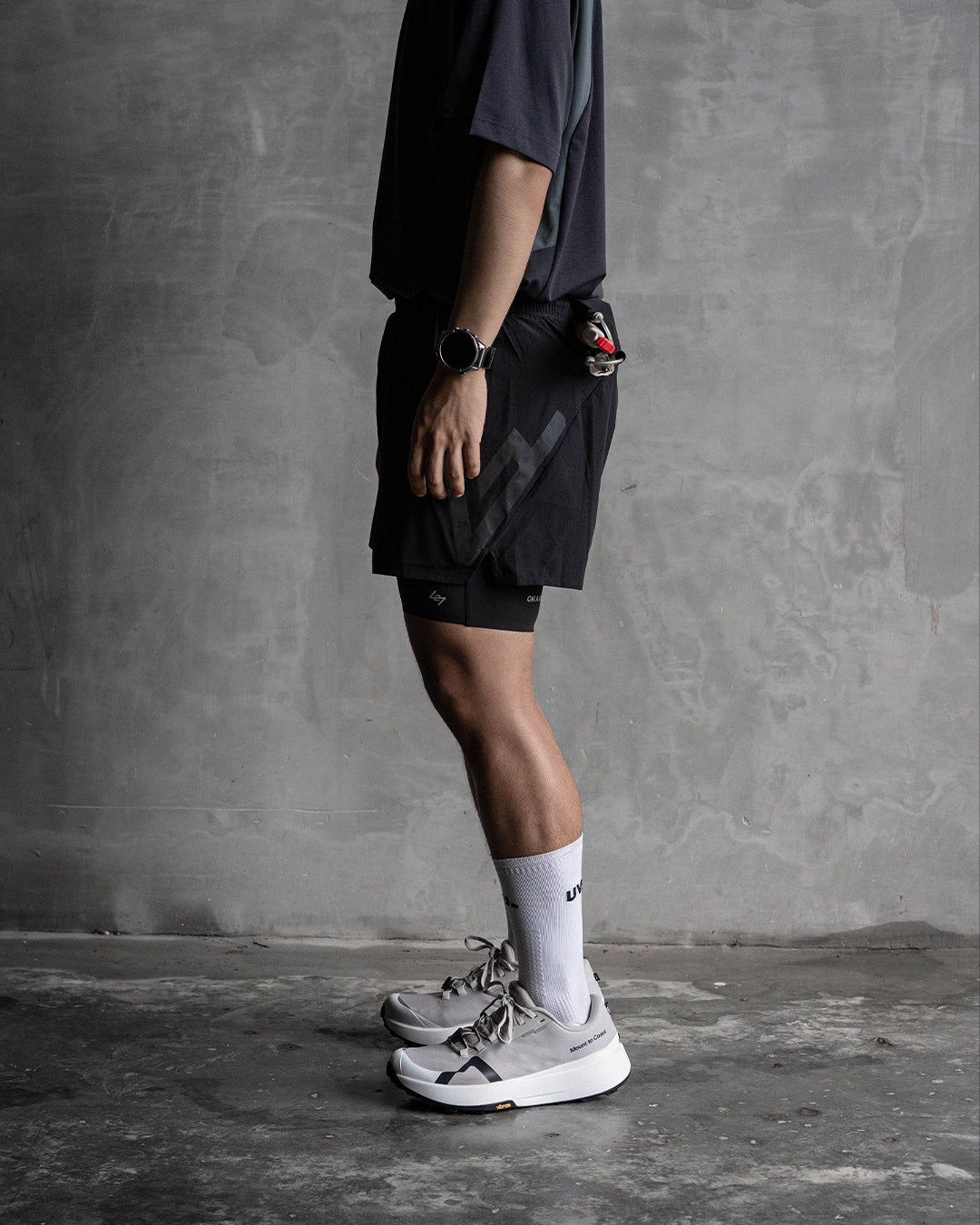 Represent 247 Ghost 2-In-1 Short - Jet Black