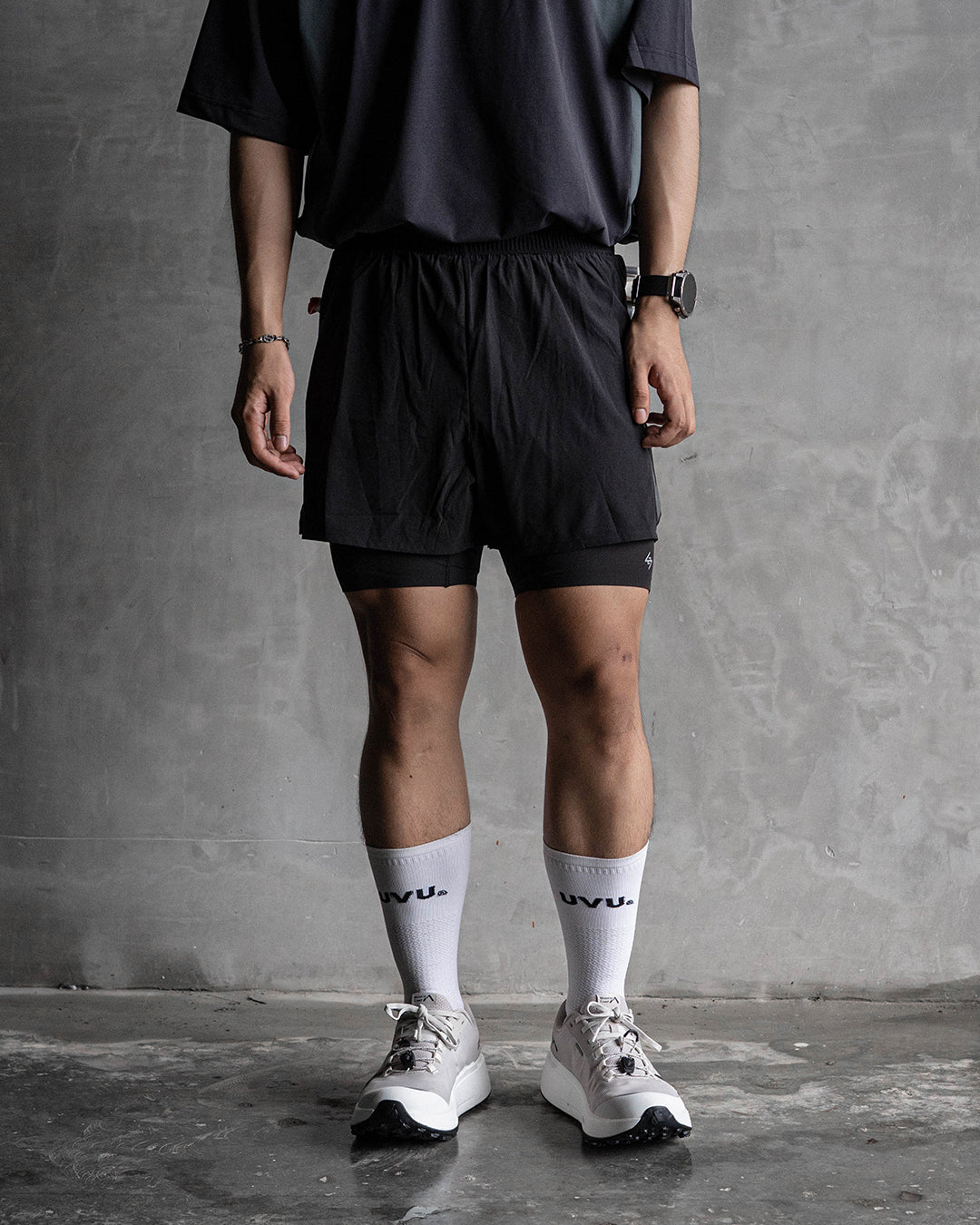 Represent 247 Ghost 2-In-1 Short - Jet Black