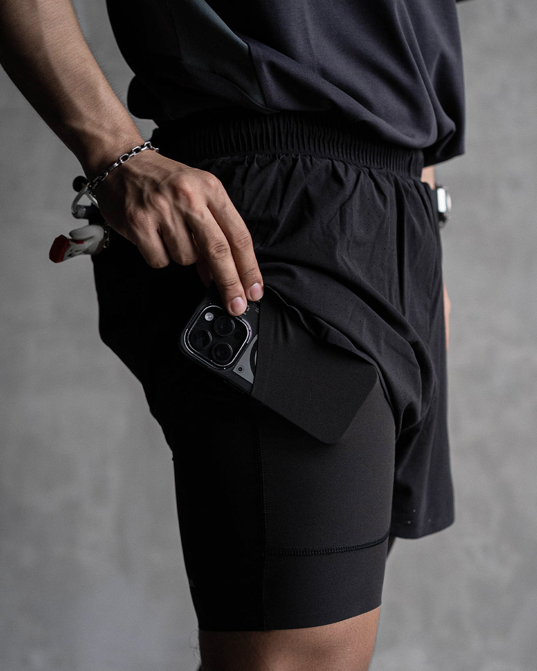 Represent 247 Ghost 2-In-1 Short - Jet Black