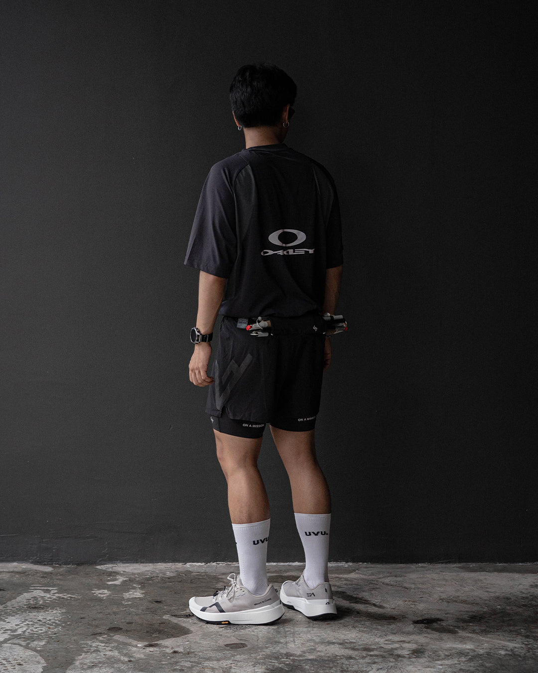 Represent 247 Ghost 2-In-1 Short - Jet Black